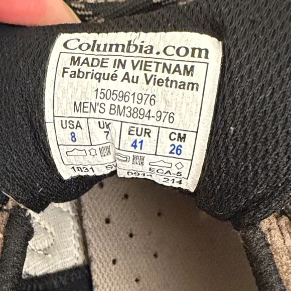 Columbia Men's North Plains II Dark Brown and Black Athletic hiking Shoes 8 - Picture 4 of 6